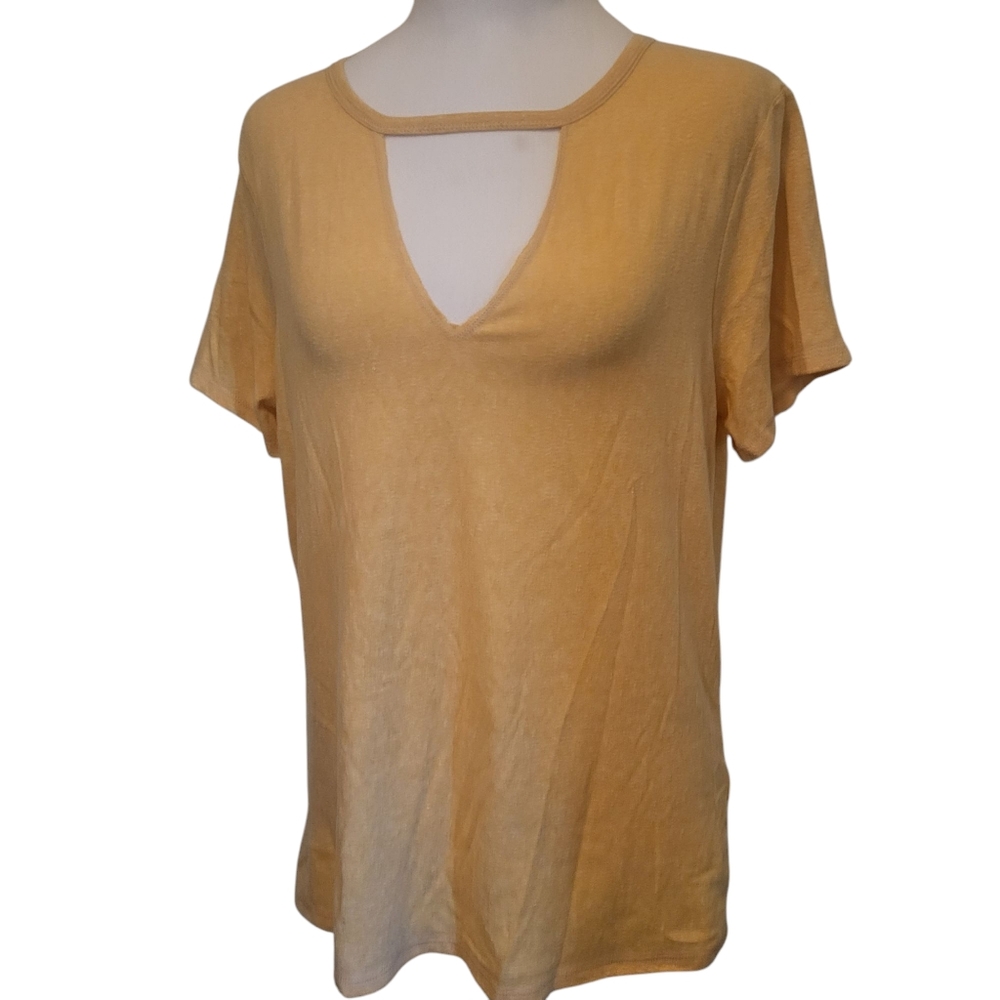 BKE Keyhole Tee Lt. Orange sz S